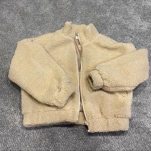 Missguided Cropped Sherpa Jacket